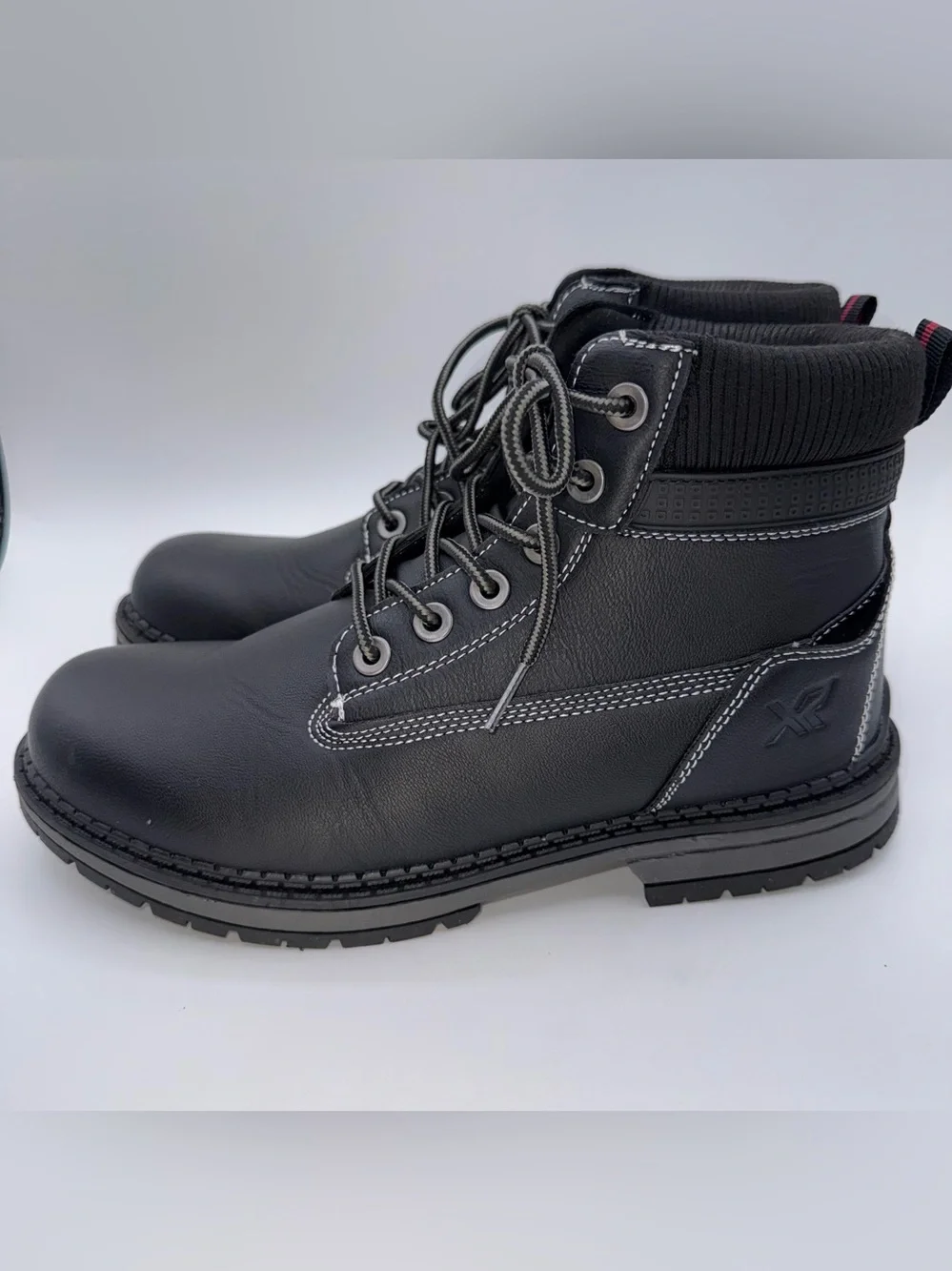 Xray Fullman Men’s Black Lace-Up  Boots Size 7.5 Ankle Boots XRW316